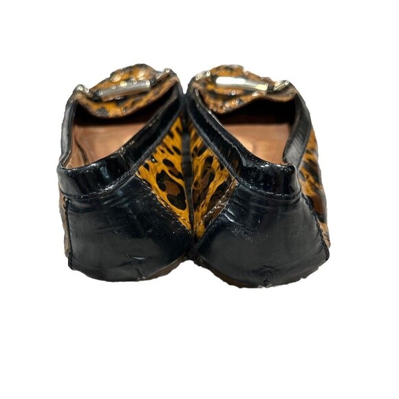 Coach Women's Patent Leather Leopard Print Flats Loafers Size 6M - Picture 4 of 5